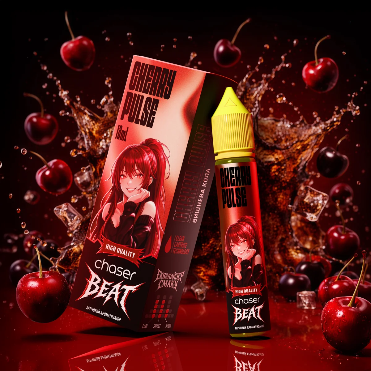 CHASER BEAT Cherry Pulse 30мл