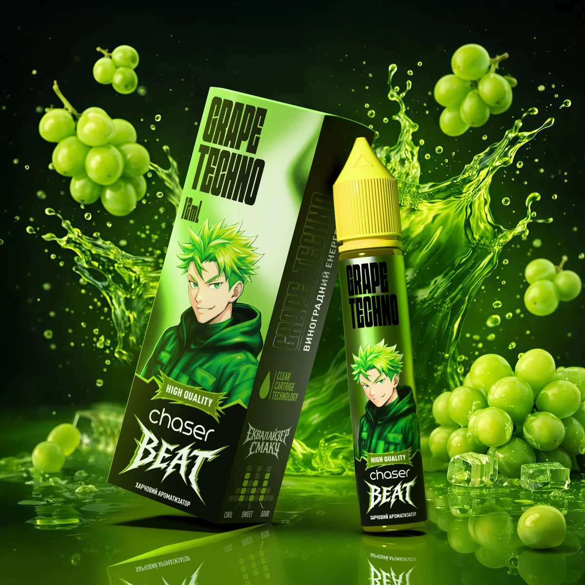 CHASER BEAT Grape Techno 30мл