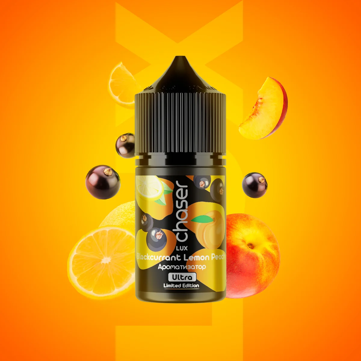 CHASER LUX Blackcurrant Lemon Peach 30мл
