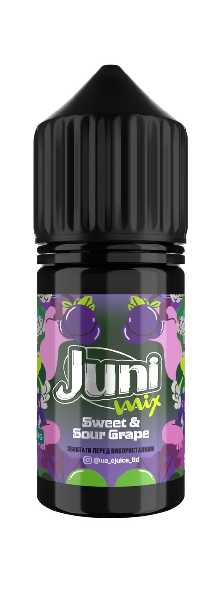 MIX BAR JUNI MIX Sweet & Sour Grape 30мл