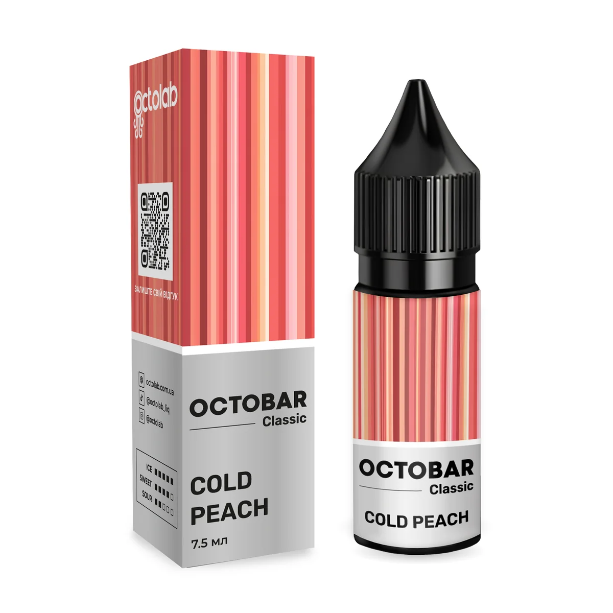 OCTOBAR CLASSIC Cold Peach 15мл