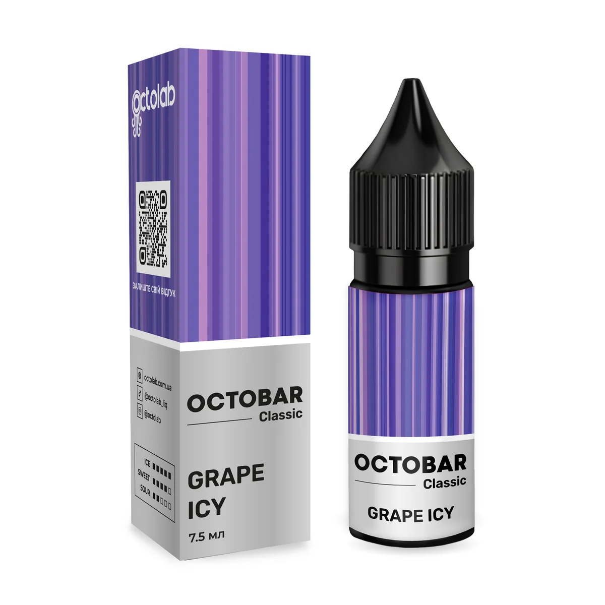OCTOBAR CLASSIC Grape Ice 15мл