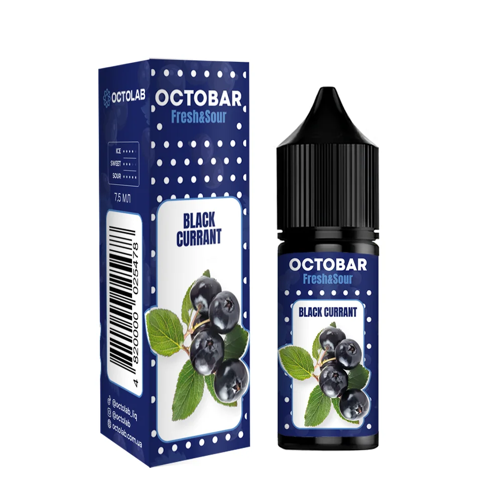 OCTOBAR Fresh&Sour Black Currant 15мл