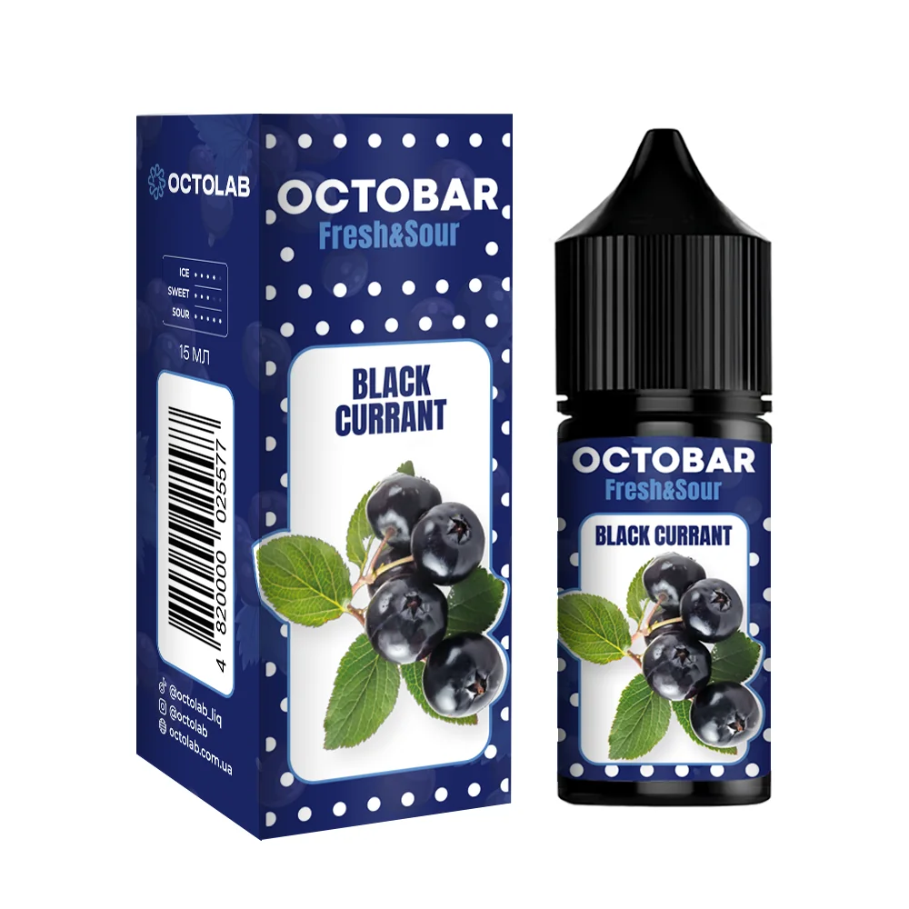 OCTOBAR Fresh&Sour Black Currant 30мл