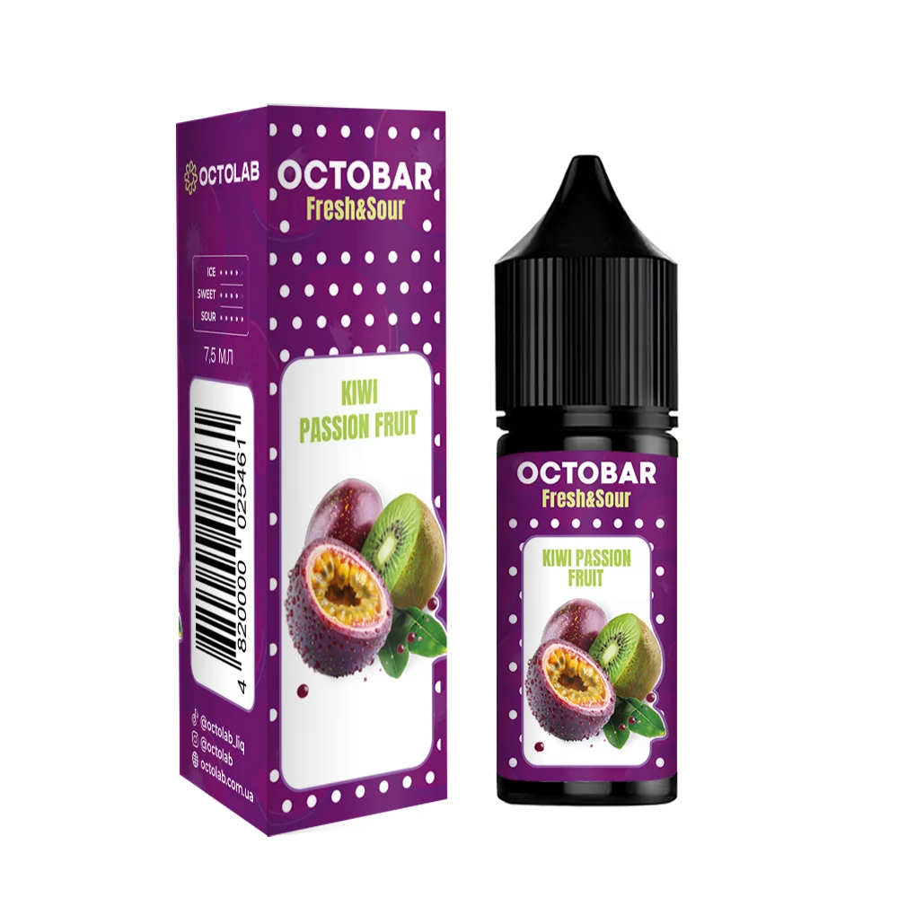 OCTOBAR Fresh&Sour Kiwi Passionfruit 15мл