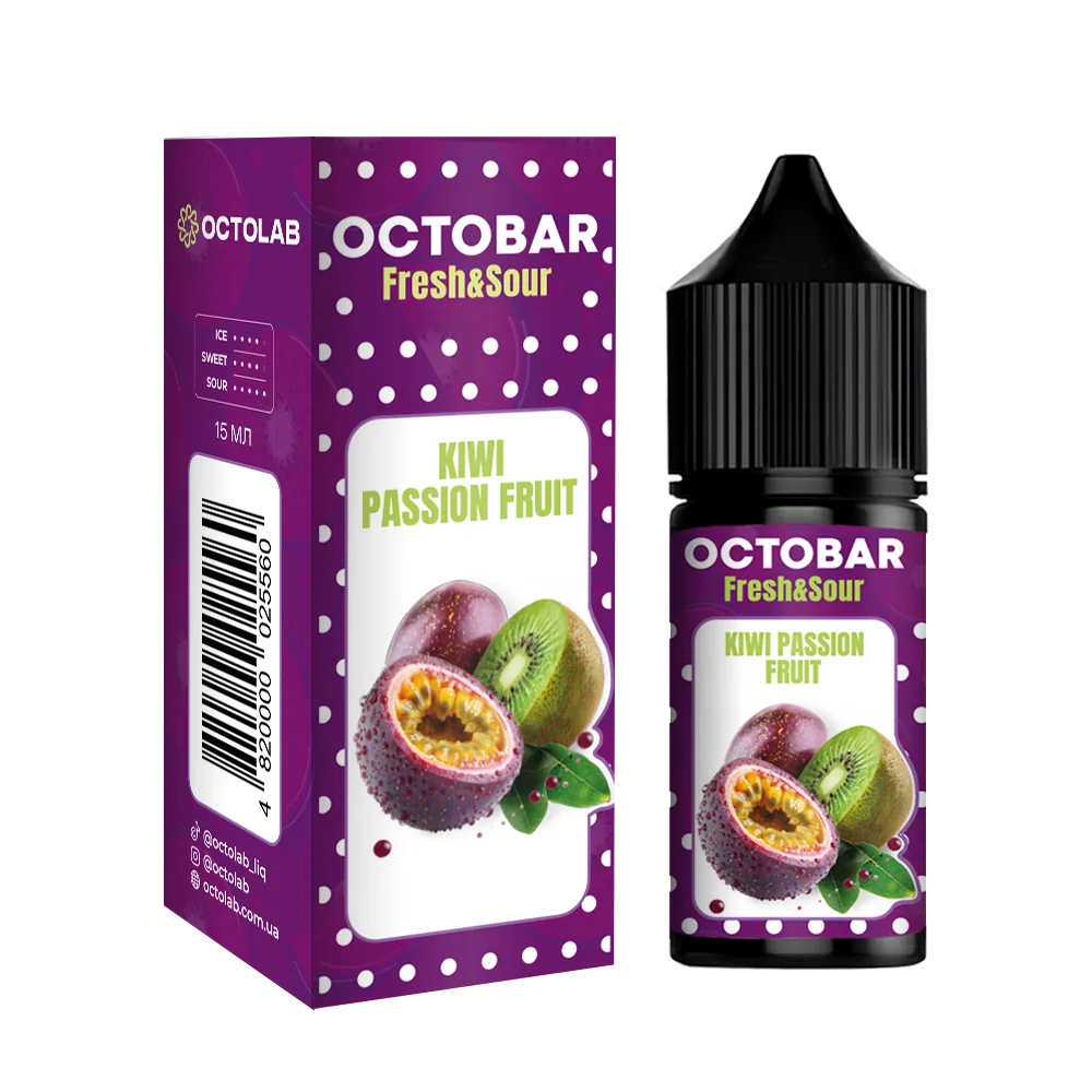 OCTOBAR Fresh&Sour Kiwi Passionfruit 30мл