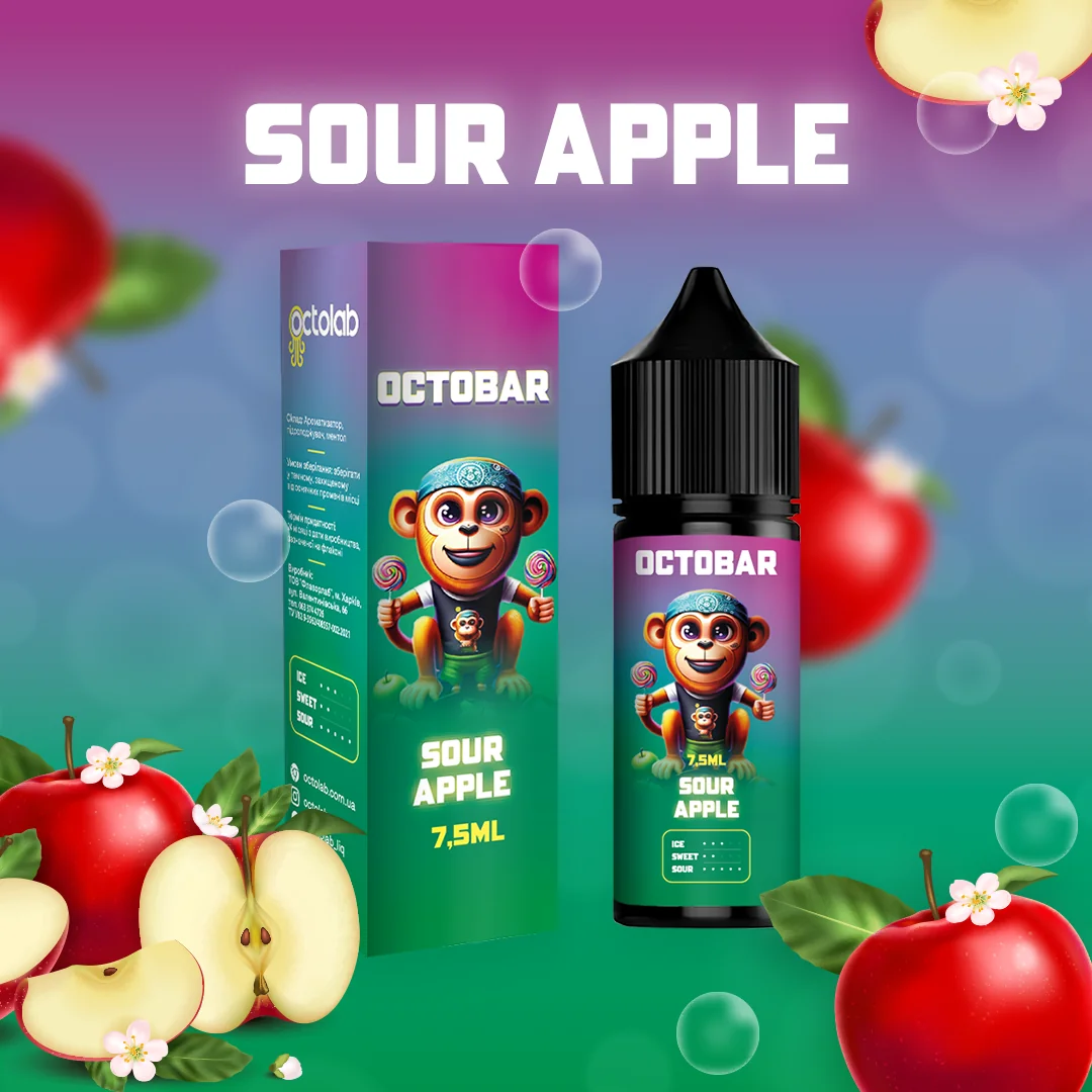 OCTOBAR NFT Sour Apple 15мл