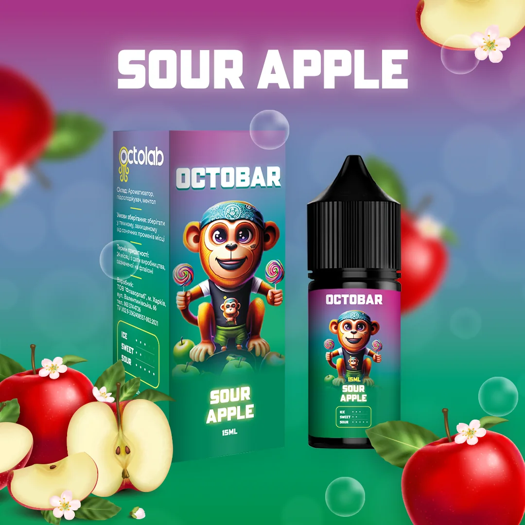 OCTOBAR NFT Sour Apple 30мл