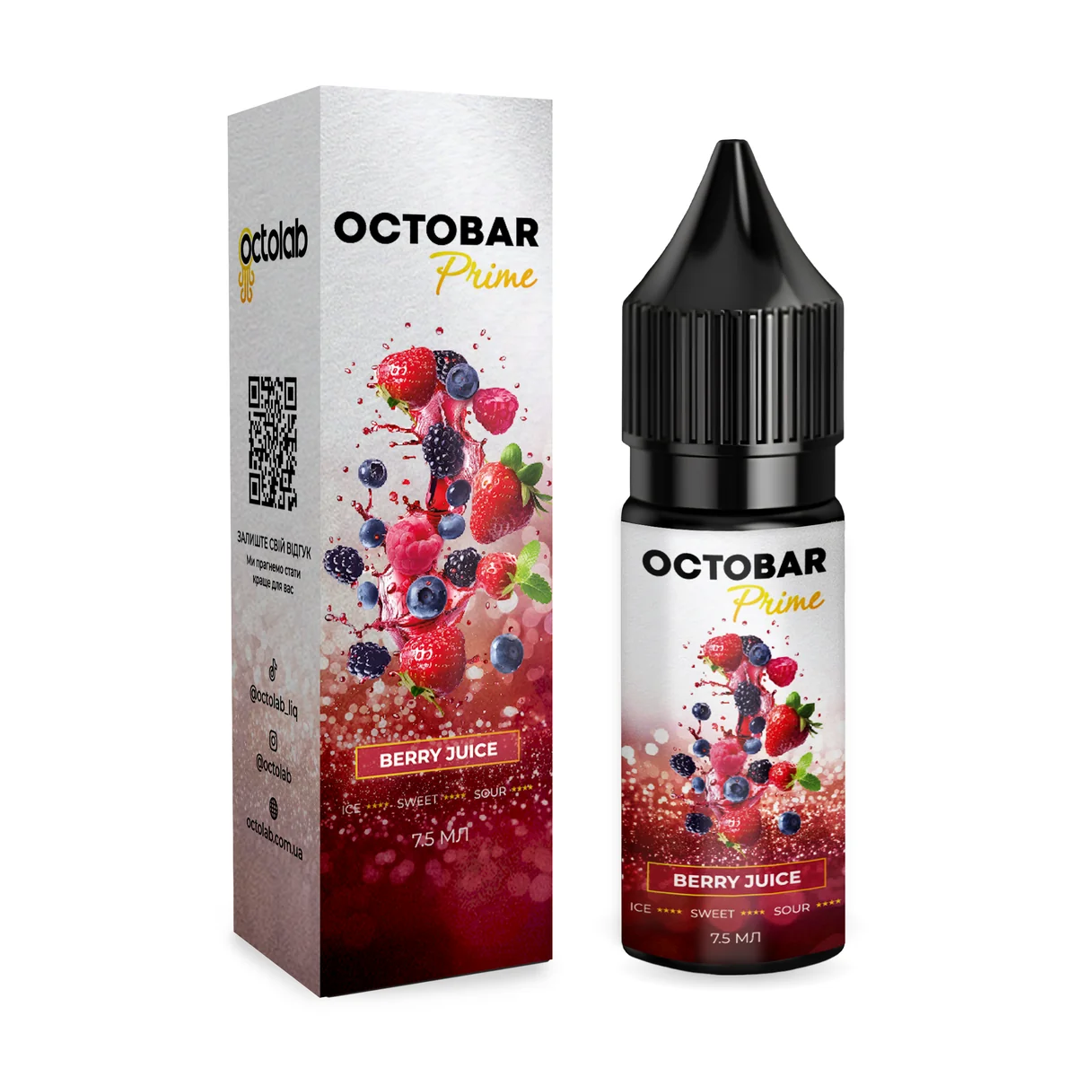 OCTOBAR PRIME Berry Juice 15мл