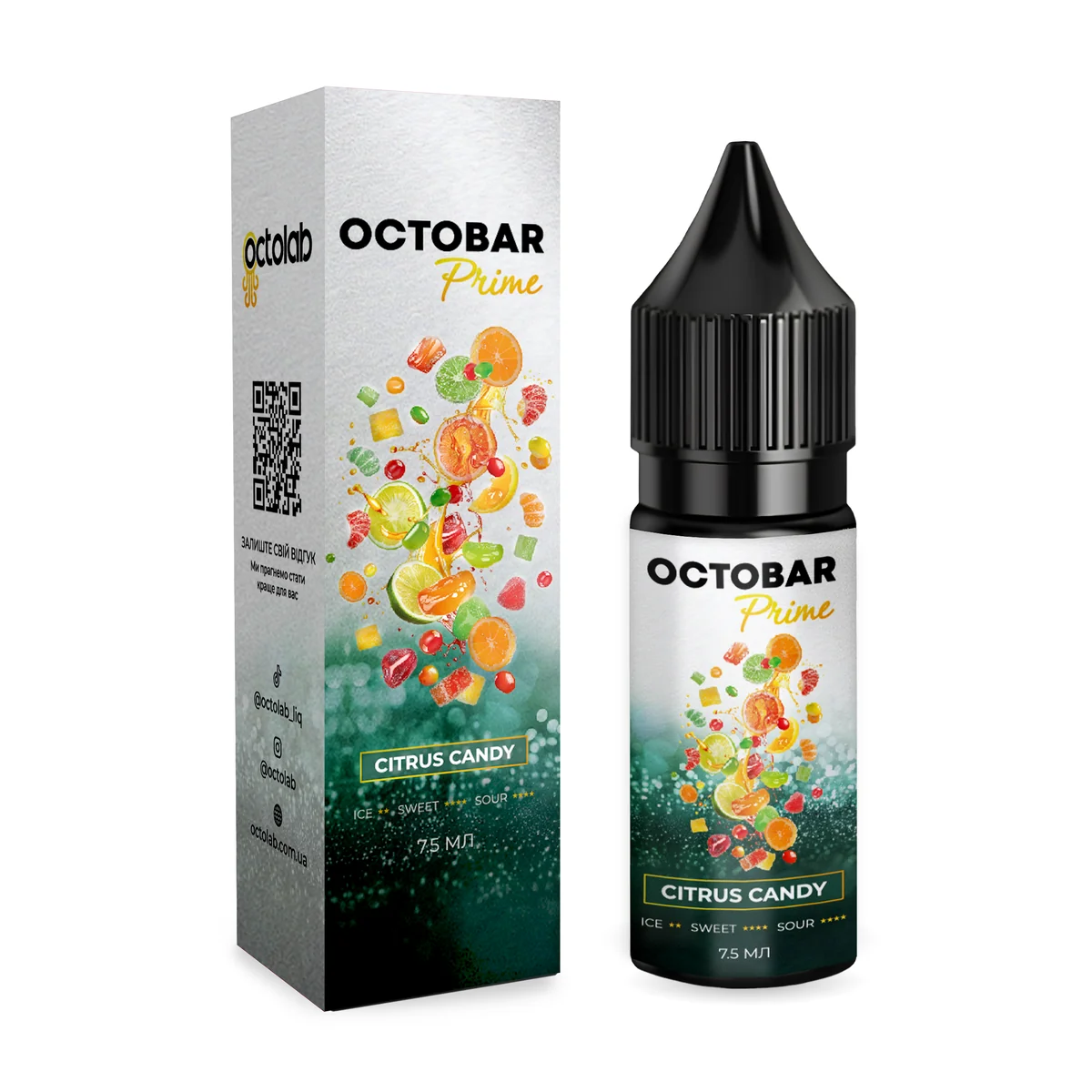 OCTOBAR PRIME Citrus Candy 15мл