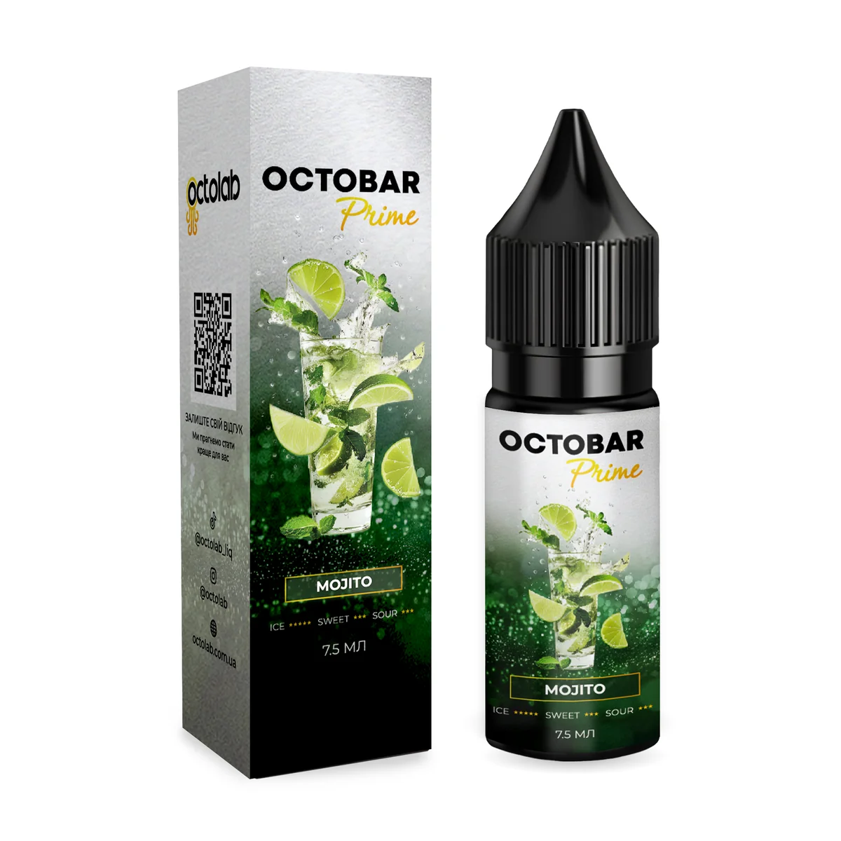 OCTOBAR PRIME Mojito 15мл