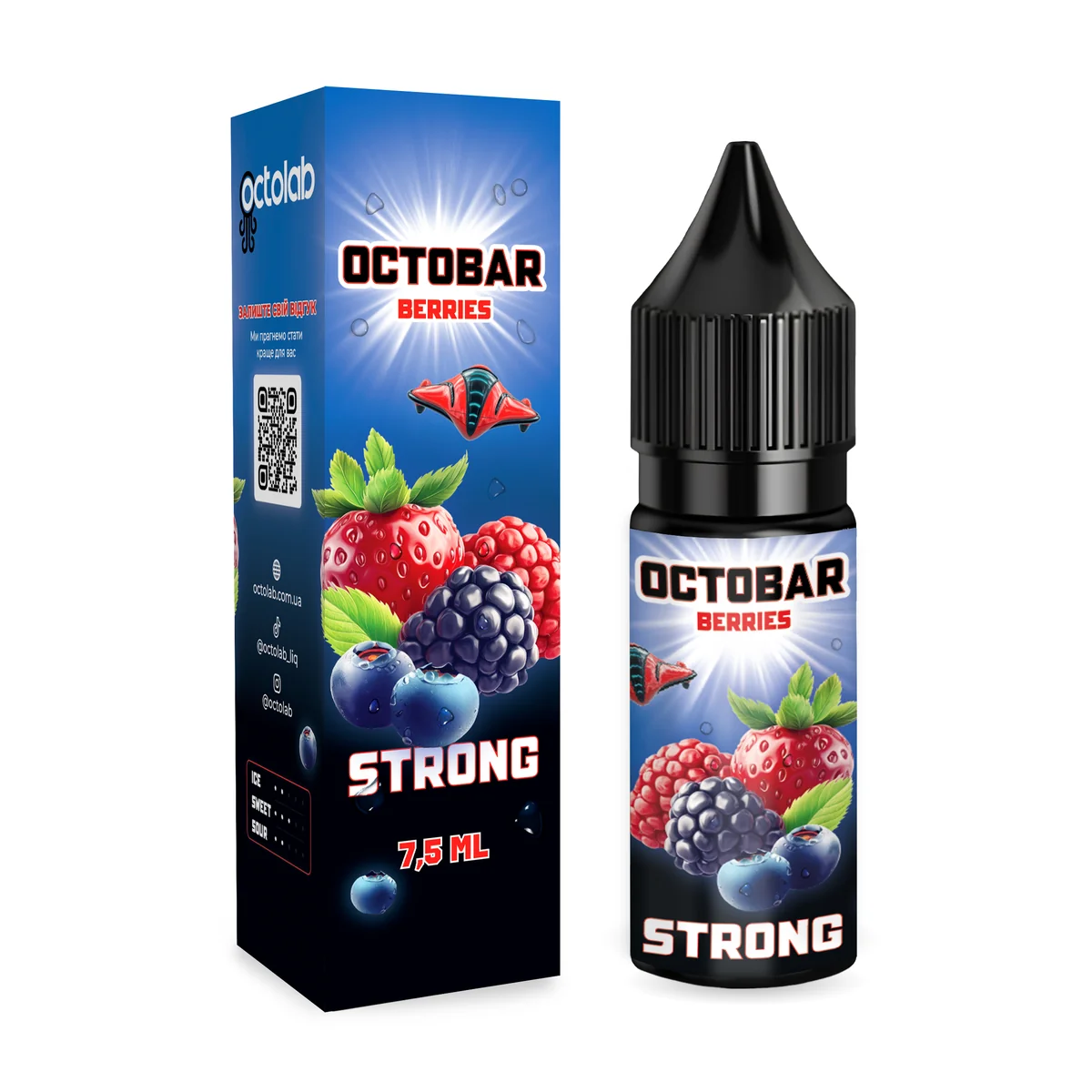OCTOBAR STRONG Berries 15мл