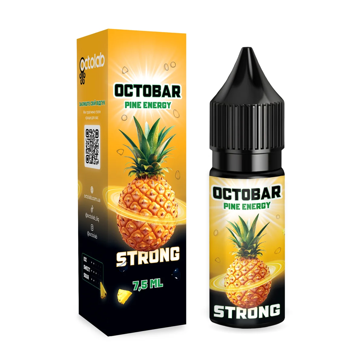 OCTOBAR STRONG Pine Energy 15мл