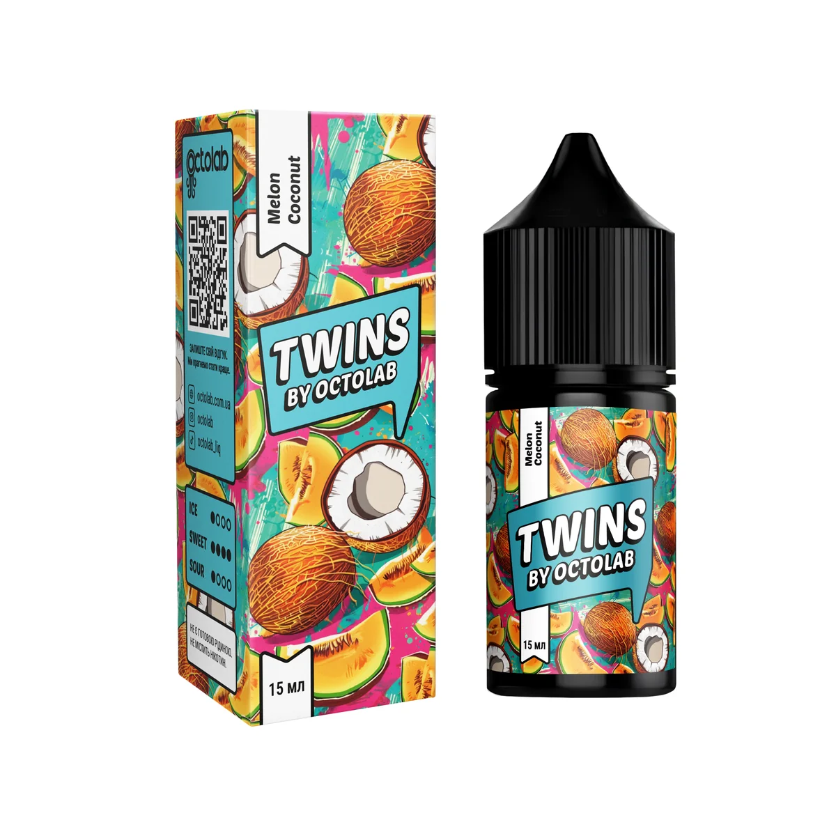 OCTOBAR TWINS Melon Coconut 30мл