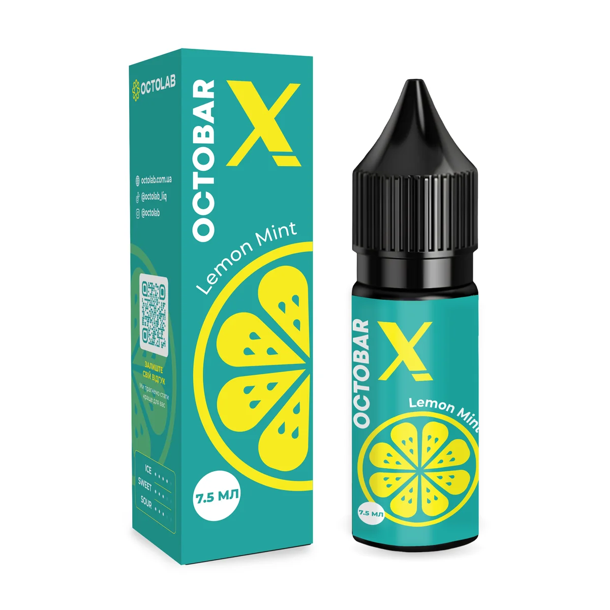 OCTOBAR X Lemon Mint 15мл