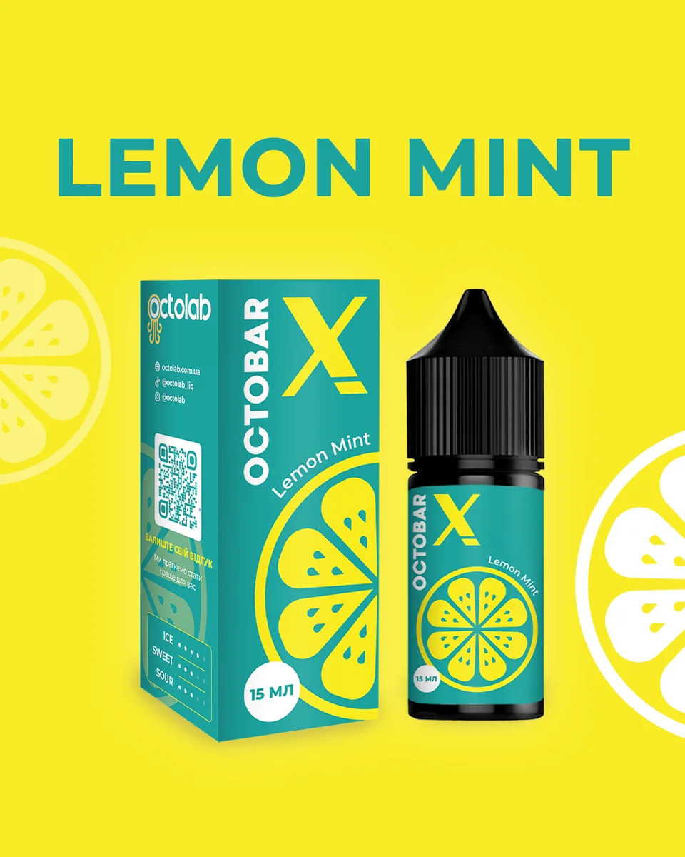 OCTOBAR X Lemon Mint 30мл