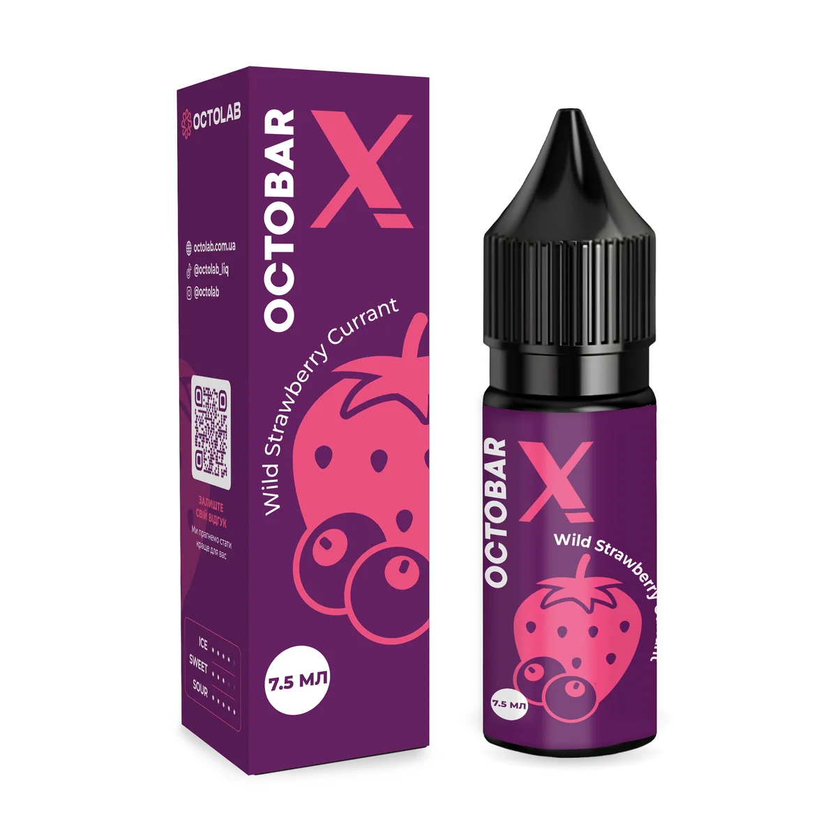OCTOBAR X Wild Strawberry Currant 15мл